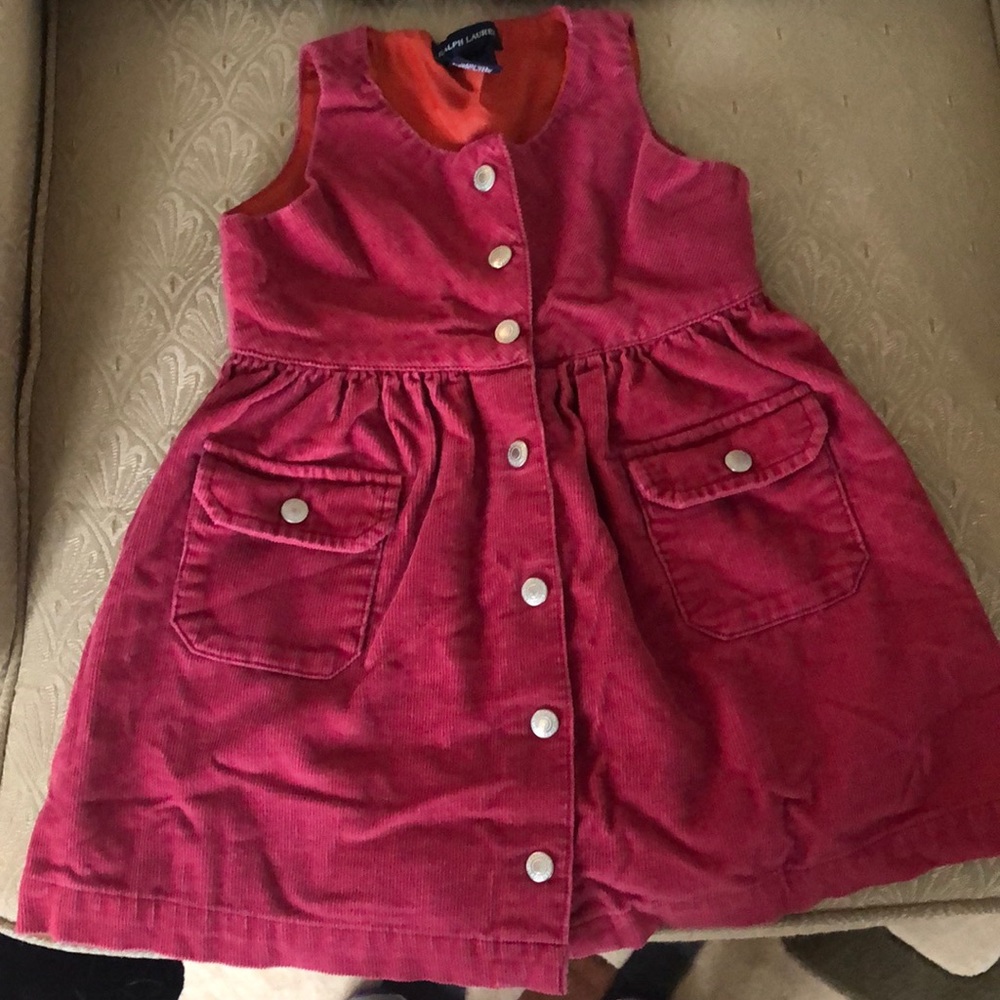 Ralph Lauren Toddler Corduroy Dress